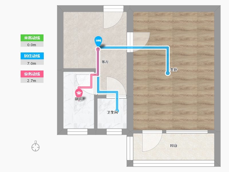 北京-北京市-展春园小区-30.10-户型库-动静线