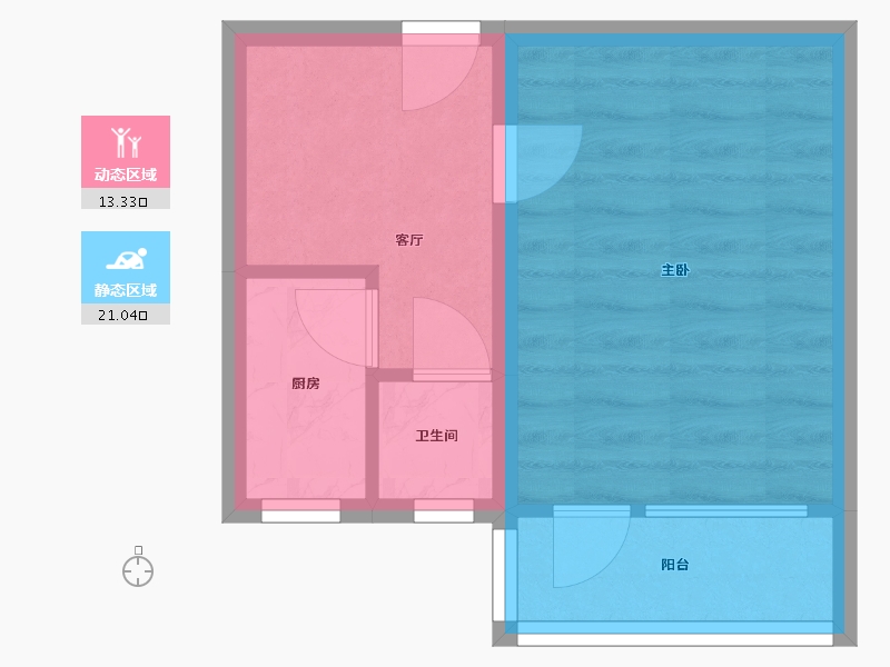 北京-北京市-展春园小区-30.10-户型库-动静分区