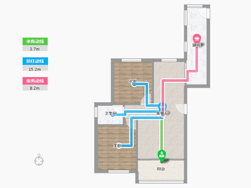 湖南省-常德市-华电新城-69.00-户型库-动静线