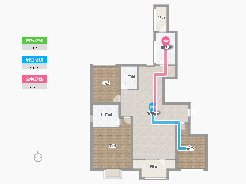 山东省-青岛市-融创维多利亚湾-120.20-户型库-动静线