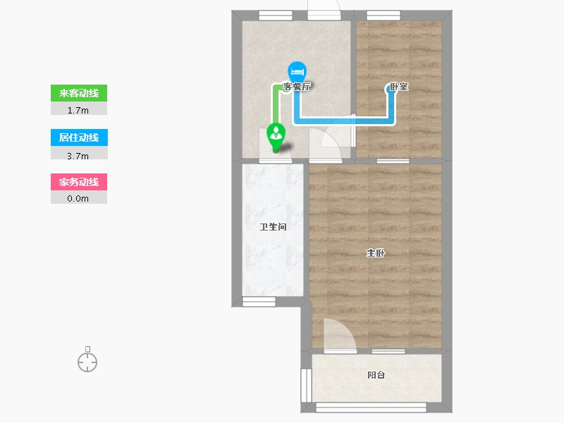 上海-上海市-行知路251弄-37.20-户型库-动静线