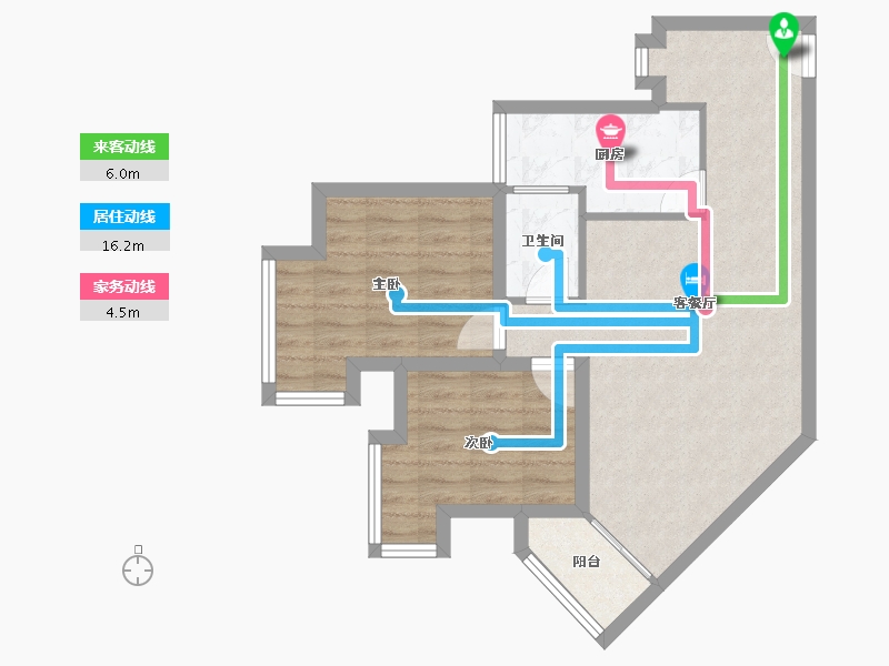 四川省-成都市-温哥华南苑-63.51-户型库-动静线