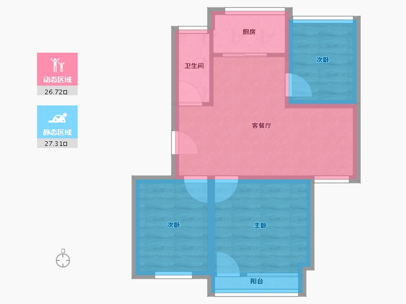 山东省-济南市-七里河小区-47.20-户型库-动静分区