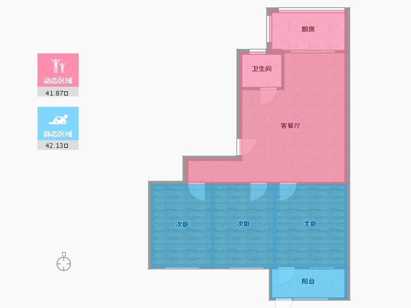 山东省-济南市-南全福老东区-77.11-户型库-动静分区