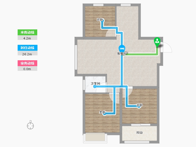 江苏省-盐城市-荷塘月色-92.01-户型库-动静线