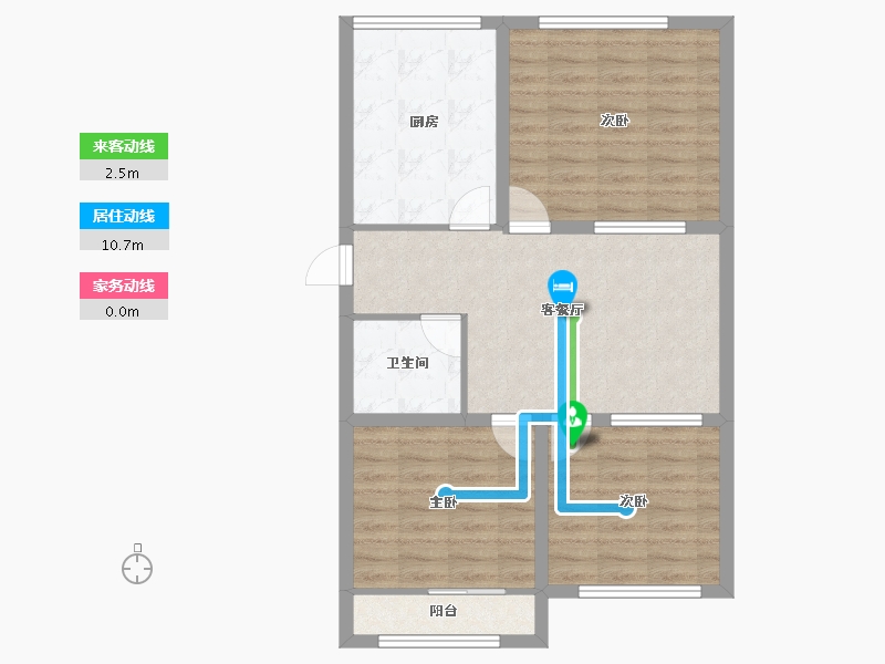 山东省-济南市-七里河小区-76.28-户型库-动静线