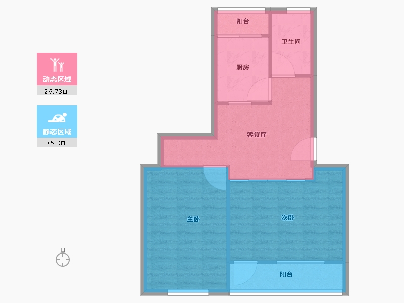 山东省-济南市-南全福老东区-56.00-户型库-动静分区