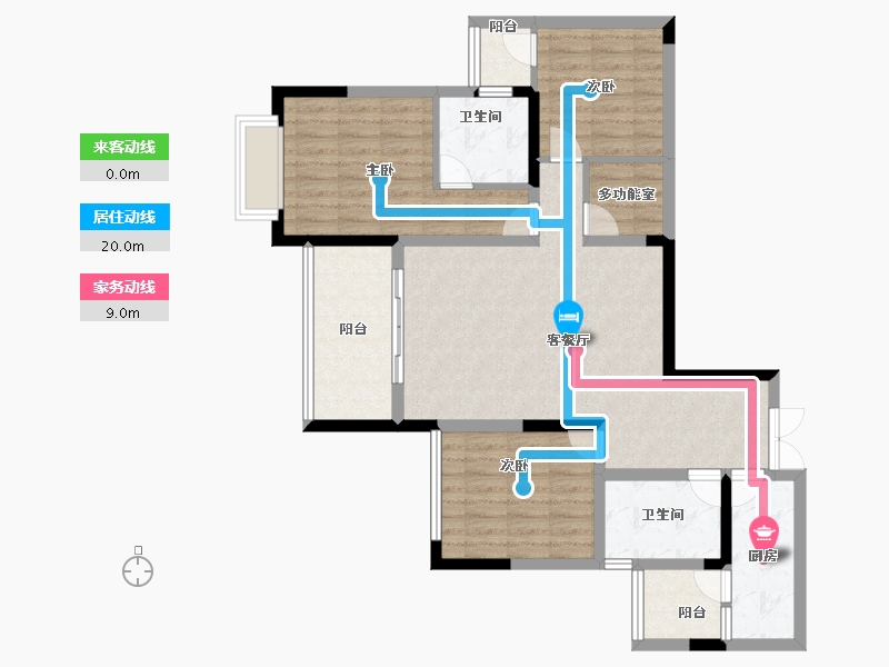 贵州省-贵阳市-中环国际-93.00-户型库-动静线