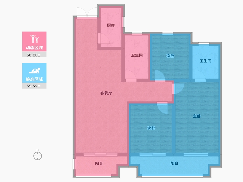 河南省-商丘市-祥和苑-99.20-户型库-动静分区