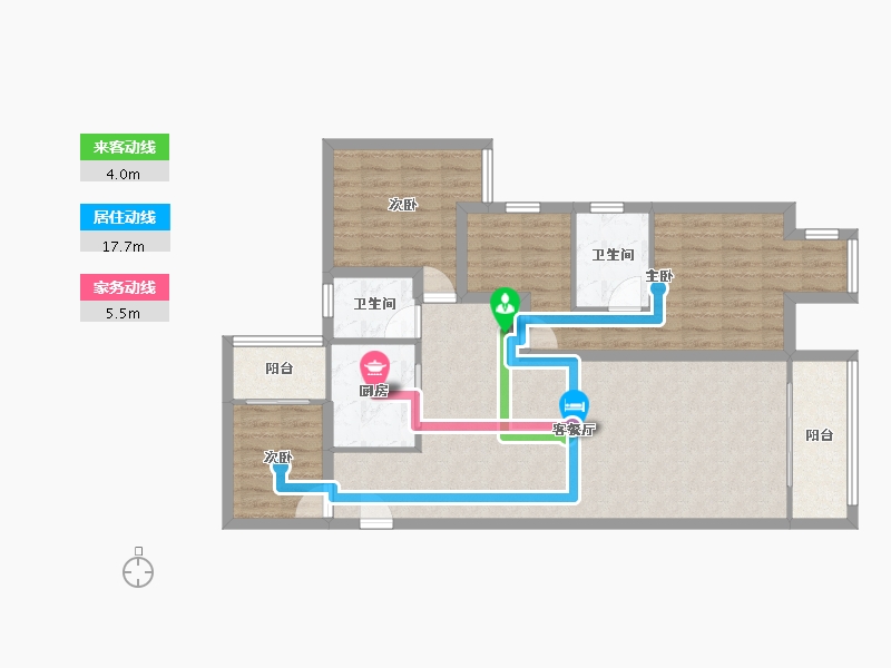 四川省-成都市-温哥华南苑-96.14-户型库-动静线