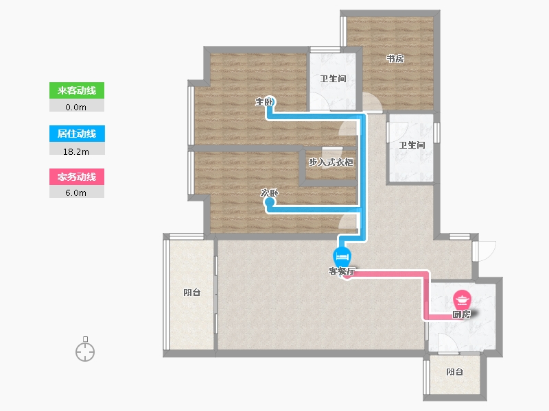 四川省-成都市-温哥华南苑-118.17-户型库-动静线