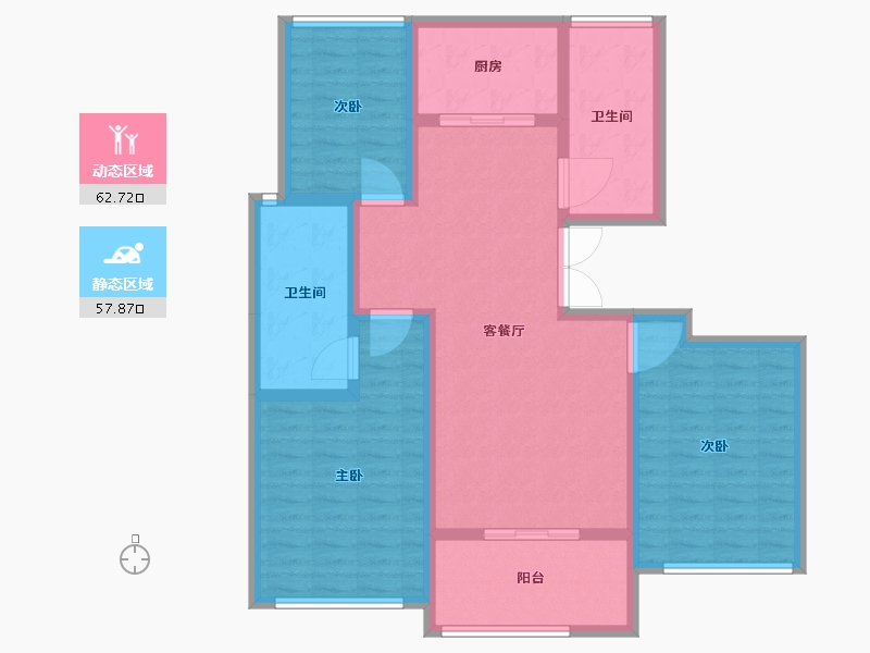 河南省-商丘市-祥和苑-108.00-户型库-动静分区