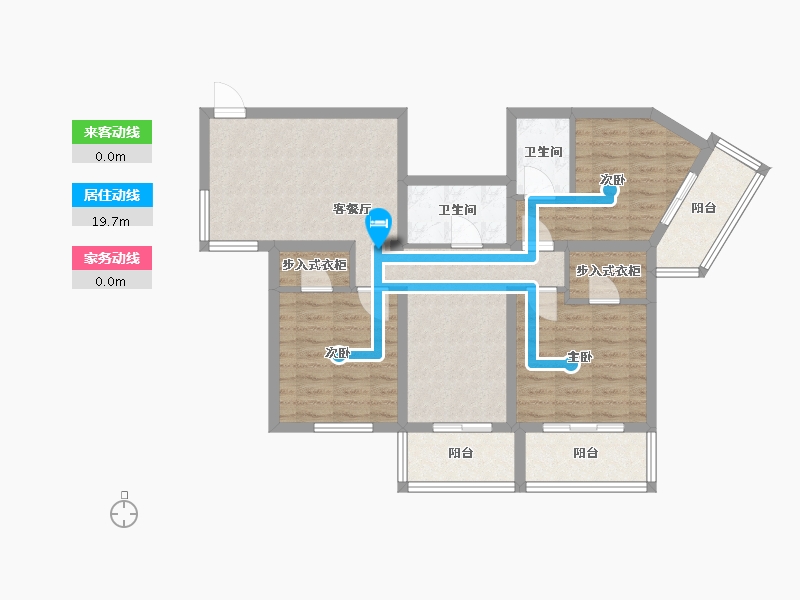 北京-北京市-八角南里小区-94.12-户型库-动静线