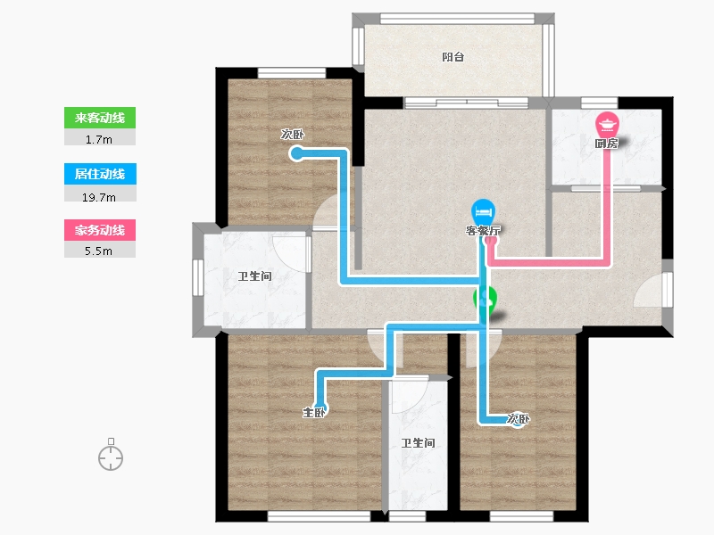 福建省-莆田市-锦福上城-80.00-户型库-动静线