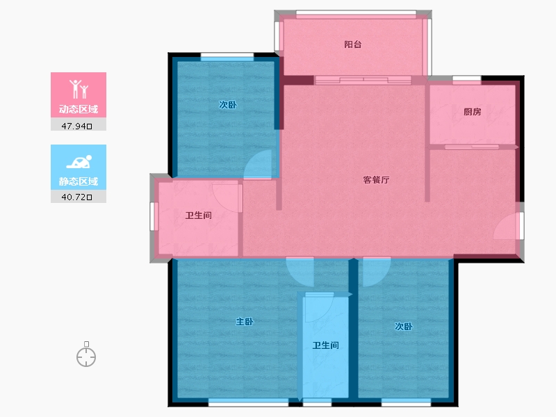 福建省-莆田市-锦福上城-80.00-户型库-动静分区