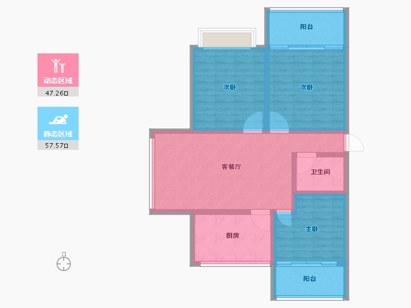 江苏省-宿迁市-人和小区-94.01-户型库-动静分区