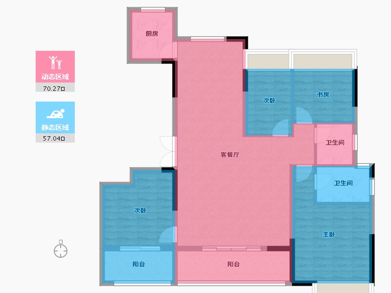 湖北省-恩施土家族苗族自治州-清江新城-118.26-户型库-动静分区