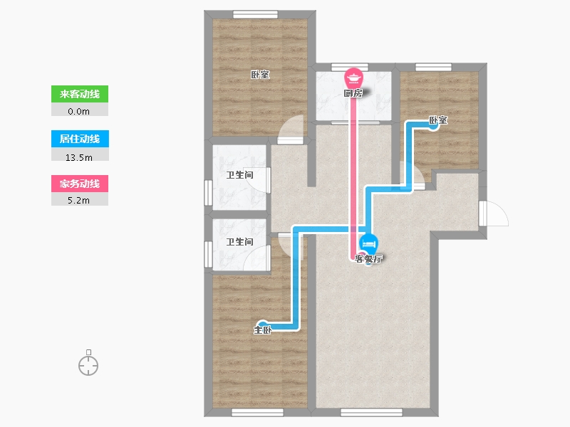 河北省-保定市-普霖第一城-78.18-户型库-动静线