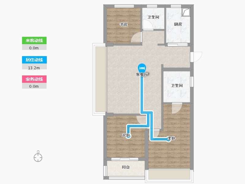 浙江省-杭州市-保利和者时光印象府-86.30-户型库-动静线