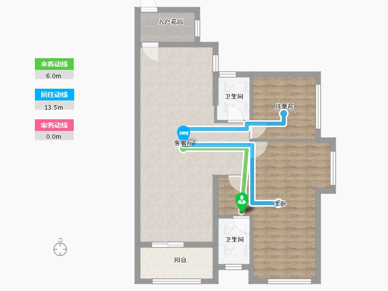 广东省-广州市-越秀-78.40-户型库-动静线