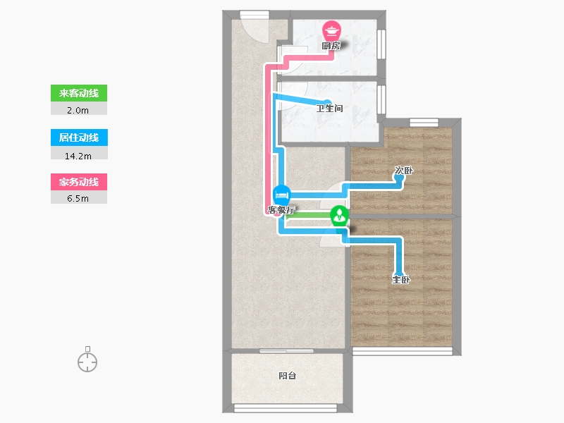 湖北省-武汉市-星悦城-53.00-户型库-动静线