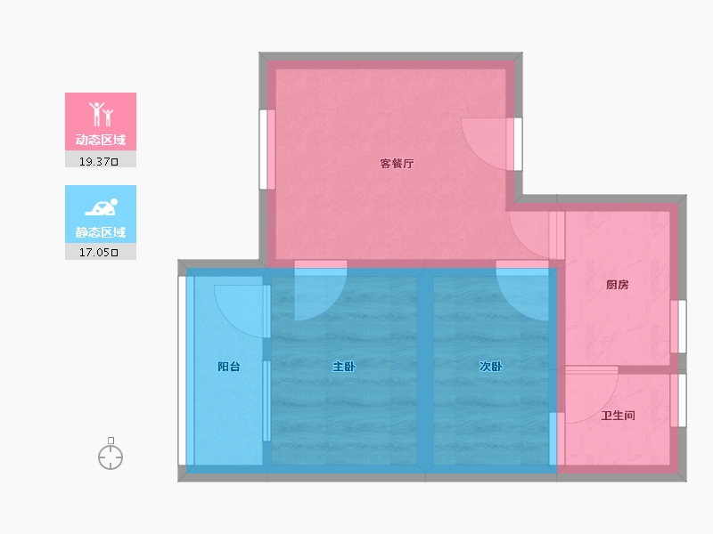 广东省-广州市-新兴白云花园-31.08-户型库-动静分区