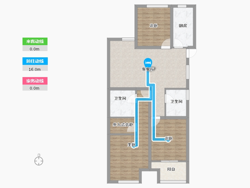 浙江省-杭州市-中国铁建江南国际城-87.81-户型库-动静线