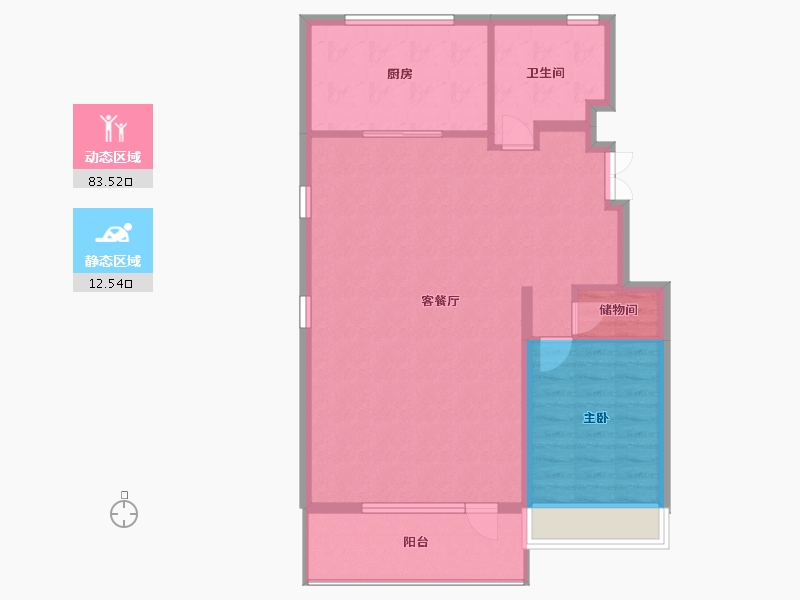 北京-北京市-西府大院-88.00-户型库-动静分区