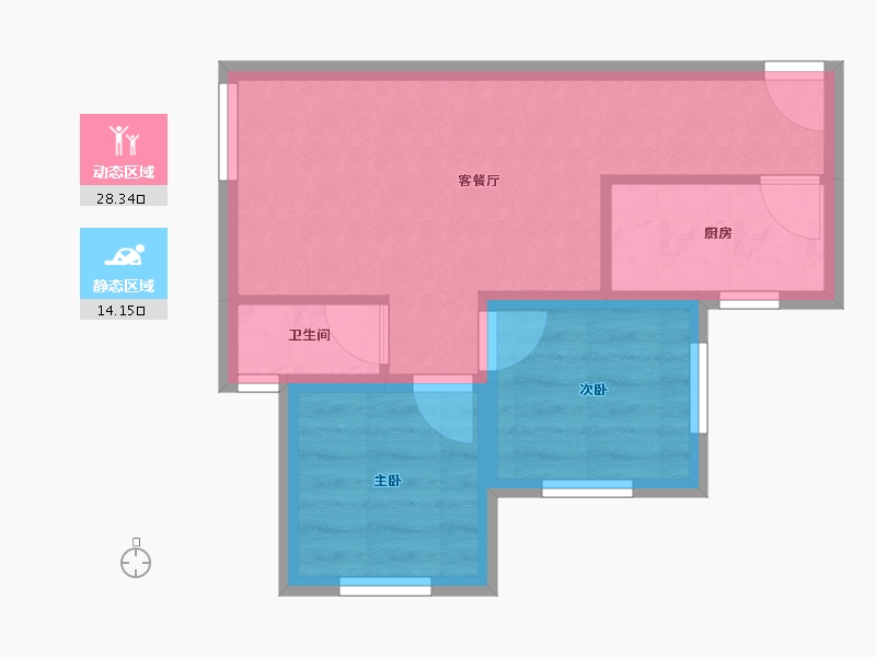 浙江省-杭州市-阮家居-37.08-户型库-动静分区