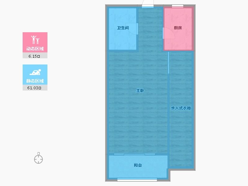 山东省-青岛市-融创维多利亚湾-61.38-户型库-动静分区