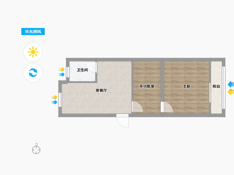 浙江省-杭州市-环西新村-43.01-户型库-采光通风