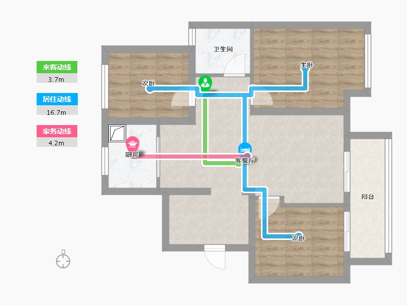 河北省-廊坊市-三叶公园-73.62-户型库-动静线