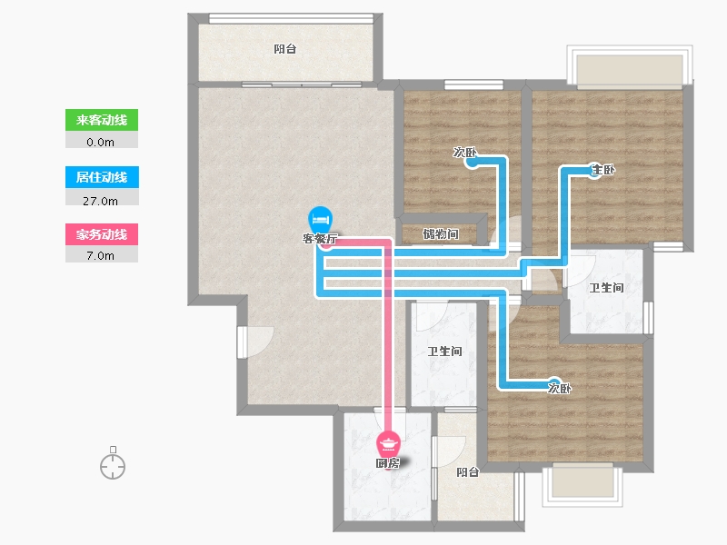 广东省-广州市-新都盛世名门-102.51-户型库-动静线