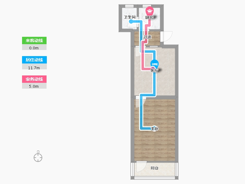 浙江省-杭州市-环西新村-35.55-户型库-动静线