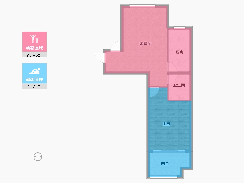 河北省-廊坊市-路劲阳光城-53.94-户型库-动静分区