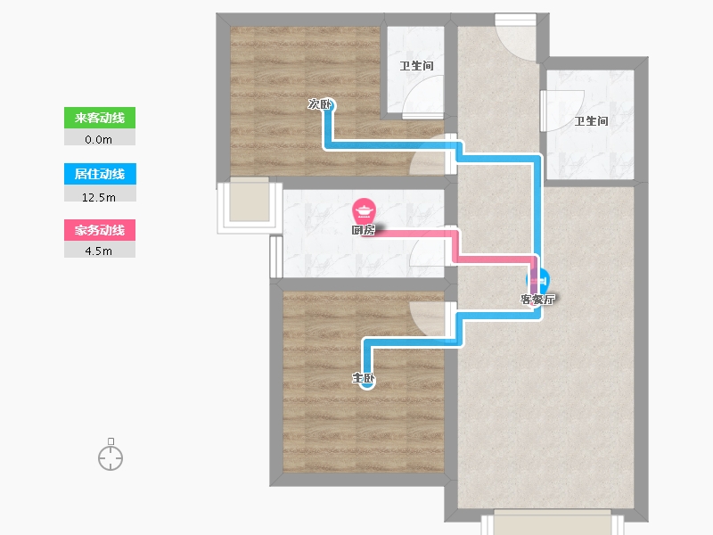 四川省-成都市-中兴和园二期-57.61-户型库-动静线