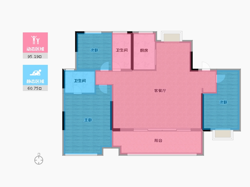 安徽省-合肥市-龙湖·御湖境-143.00-户型库-动静分区