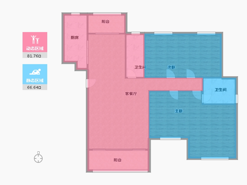 湖南省-常德市-华电新城-138.01-户型库-动静分区