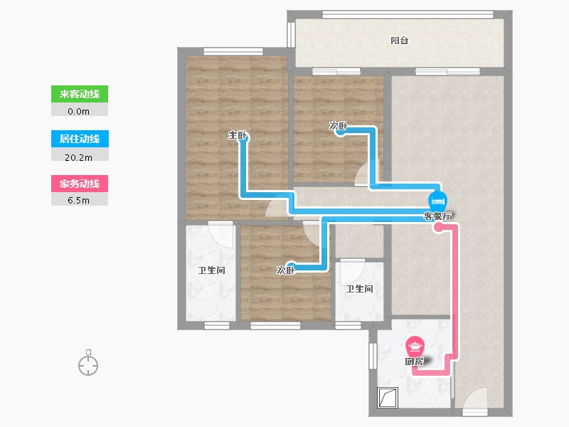 福建省-福州市-金辉中央铭著-102.00-户型库-动静线