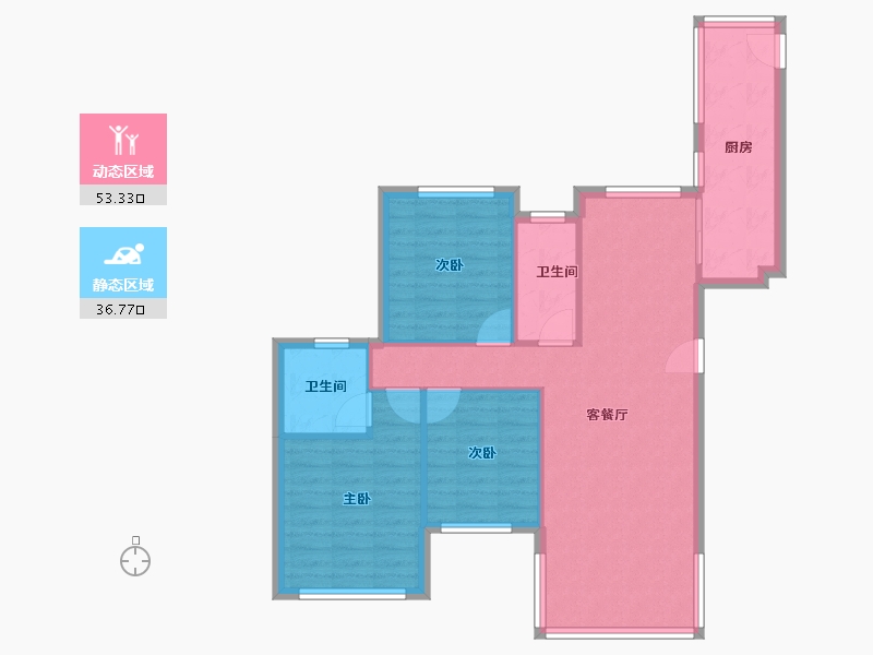 湖南省-常德市-华电新城-81.56-户型库-动静分区