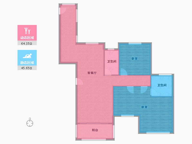 湖南省-常德市-华电新城-100.80-户型库-动静分区