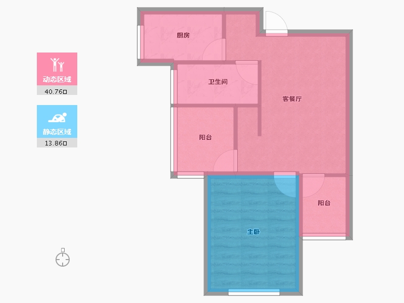 安徽省-合肥市-金辉悦府-48.30-户型库-动静分区