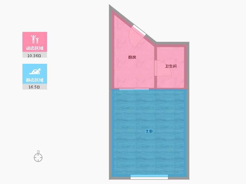 浙江省-杭州市-盛世嘉园(公寓住宅)-23.95-户型库-动静分区