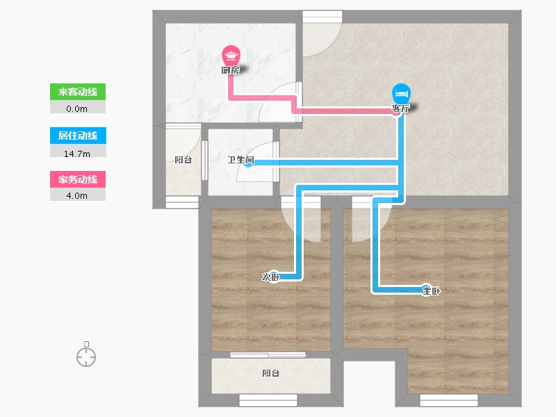 安徽省-合肥市-蜀南庭苑(南新庄社区北区)-42.36-户型库-动静线