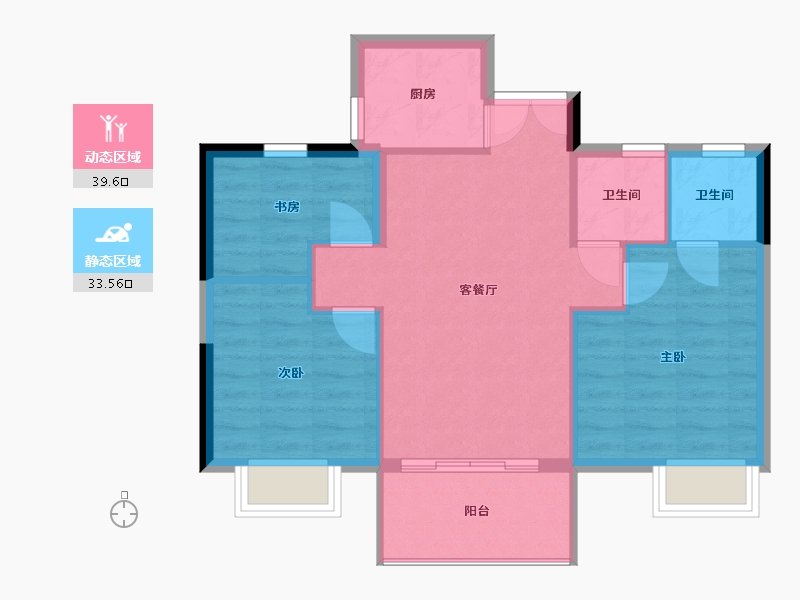 福建省-宁德市-万和城-73.00-户型库-动静分区