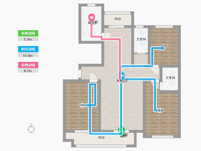 河北省-石家庄市-瑞祥华府-112.24-户型库-动静线