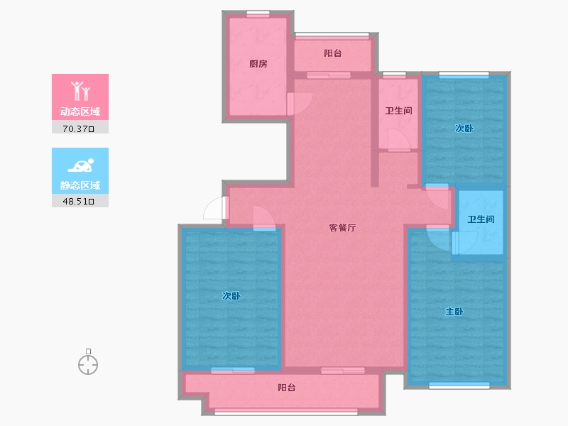 河北省-石家庄市-瑞祥华府-112.24-户型库-动静分区