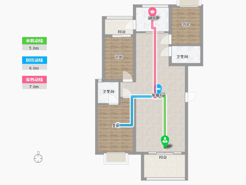 陕西省-安康市-康泰园-100.00-户型库-动静线