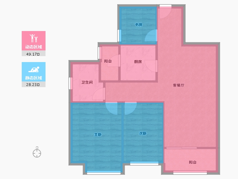 河南省-开封市-恒大东汇名城-70.00-户型库-动静分区