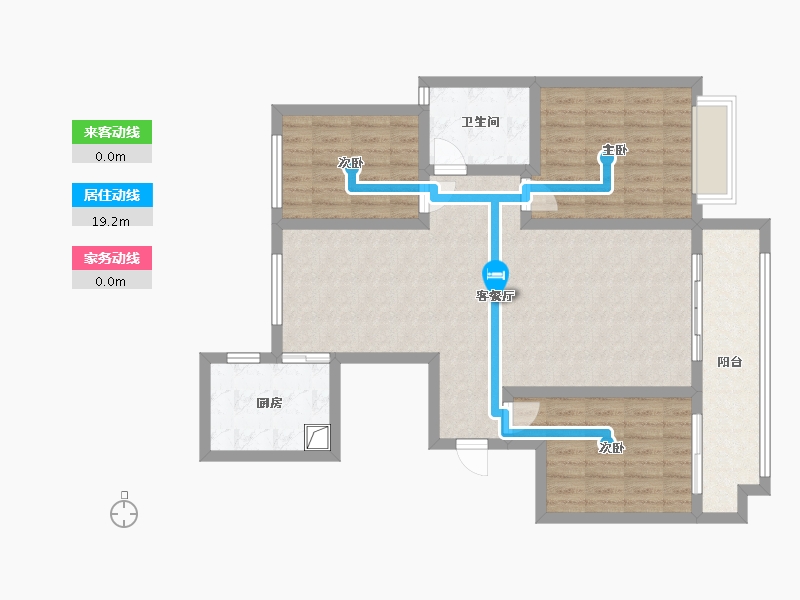 山东省-临沂市-智都华庭-103.20-户型库-动静线